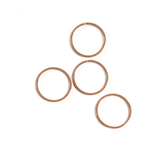 Buy 2 gold gold rings gold connectors gold - 15 mm - 1 mm - jewelry primer