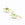 Beads wholesaler 1 pair sleepers hooks (2 hooks) gold gold and light green 21x8.5x4.5 mm - No nickel