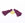 Retail 2 Dark Purple Tumps Questche 2.5 -3 cm - for jewelry, sewing or decor of bags, cushions, ...