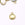 Beads wholesaler 1 12x9x5 mm gold pendant, Hole: 2mm and champagne-faceted glass with gold outlines