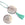 Beads wholesaler 1 mother-of-pearl pendant in diameter 2.7 cm, Hole: 1.5 and 2 mm for earrings or jumper.