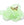 Retail 150 pearls T 4x3 mm, hole: 1 mm- light green Crystal with glass imitation jade 4x3 mm,