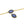 Beads wholesaler Nice oval-blue tanzanite tanzanite acrylic connector with brass-set faceted gold 18x12x6 mm