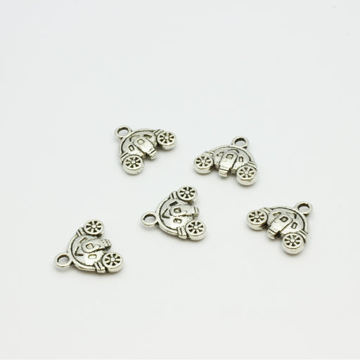 Buy X5 Charms Platinum Corporates 15x13mm - Set of 5 Brelce