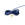 Beads wholesaler 2 meters of satin navy blue cord - 1 mm polyester for cord or macramé jewelry