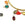 Beads wholesaler 1 charm pendant or 12x7x3.5 mm, Hole: 1 mm and garnet-faced glass with gold contours