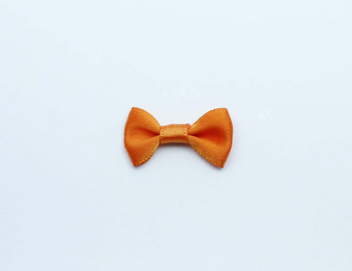Buy 2 nodes in satin orange fabric 3cm - Sold by 2