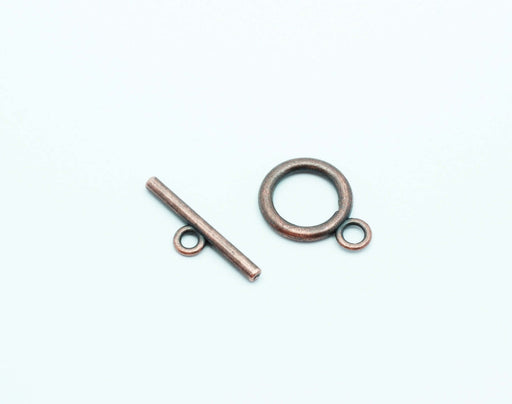Buy 2 Copper Toggle Clasps 14x19 mm - T-Clasp