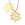 Beads wholesaler 2 Large golden coral pendants 45x40x2 mm, Hole: 2 mm for a very personal DIY jewelry!