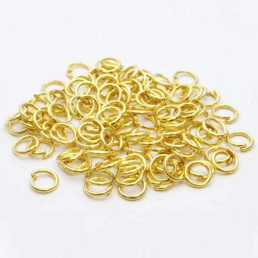 Buy 200 Golden Rings Open - 5mm - Appreasts Jewelry