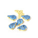 Acheter au détail perles strass sertis gouttes bleu ciel 13x8x5.5 mm x5 unités à coudre ou coller Strass en acrylique