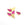 Retail Rhinestone Beads Sertis Dark Pink Drops 13x8x5.5 mm - X5 Units - Sewing or Paste - Acrylic Rhinestone