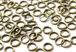 Acheter en gros 200 anneaux doubles bronze ouverts 5mm