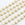 Retail 30 cm chain rhinestones white resin and 2.5mm gold structure - jewelry creation