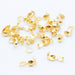 Vente caches-noeuds x25 dorés 10mm Apprêts pour la fabrication de vos bijoux