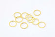 Acheter 10 anneaux dorés connecteurs laiton or 10 mm 1 mm apprêt bijoux