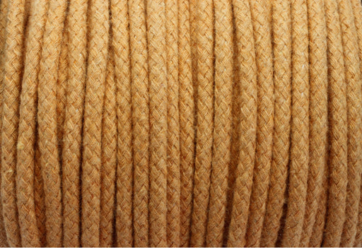 Buy 100% cotton cord X1M mustard 4mm - Product in Europe