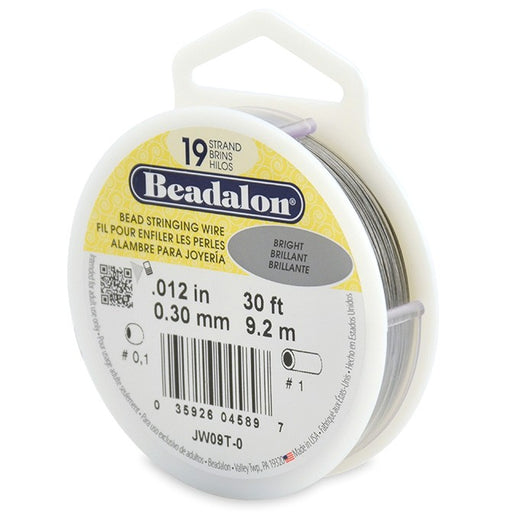 Buy Beadalon Wire Càâââ Ble 19 brilliant strands 0.30mm, 9.2m (1)