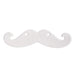 Acheter Pendentif acrylique moustache blanc pailletté 20x80mm (1)