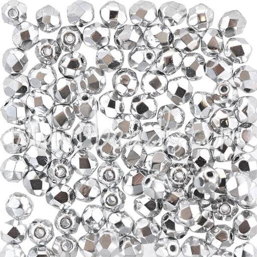 Buy Beads Facets of Bohà¨me Silver 4mm (100)