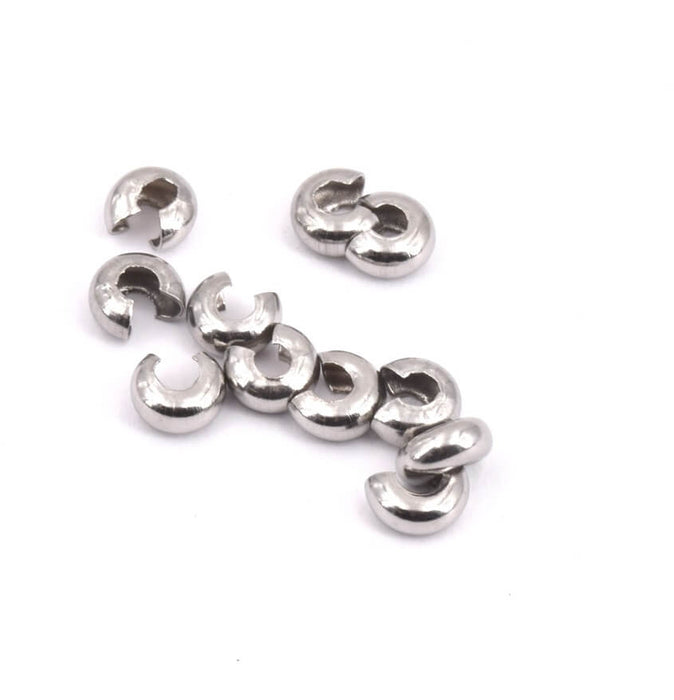 Creez Caches perles à écraser en acier 4mm (5)