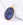 Retail Oval Sculpted Oval Pendant Scarabée Lapis Lazuli Sertis Silver 925 gold plated 17x13mm (1)