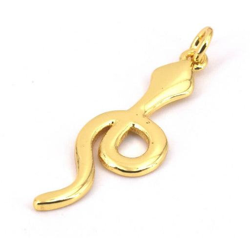 Buy Snake pendant 26x9mm smooth gold quality (1)