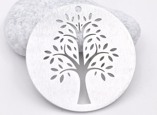 Buy Round Pendant Aluminum Life Tree 5cm (1)