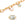 Beads wholesaler Connector Rectangle Calcedon Sertis Vermeil 11x9mm (1)