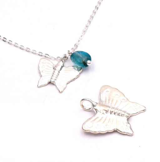Buy Silver Charm Butterfly pendant 925, 20x15mm (1)