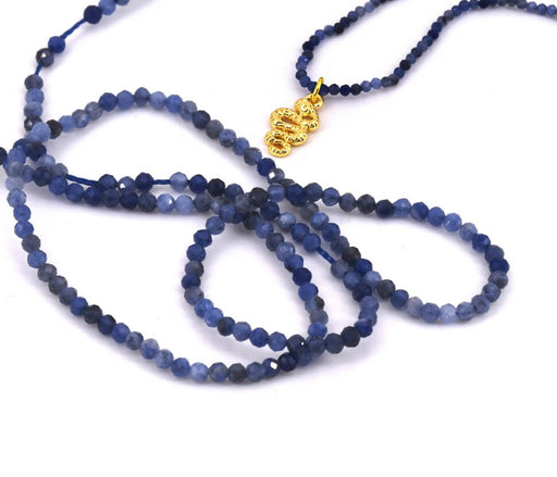 Buy 1,8mm faceted round sodalite beads (1)